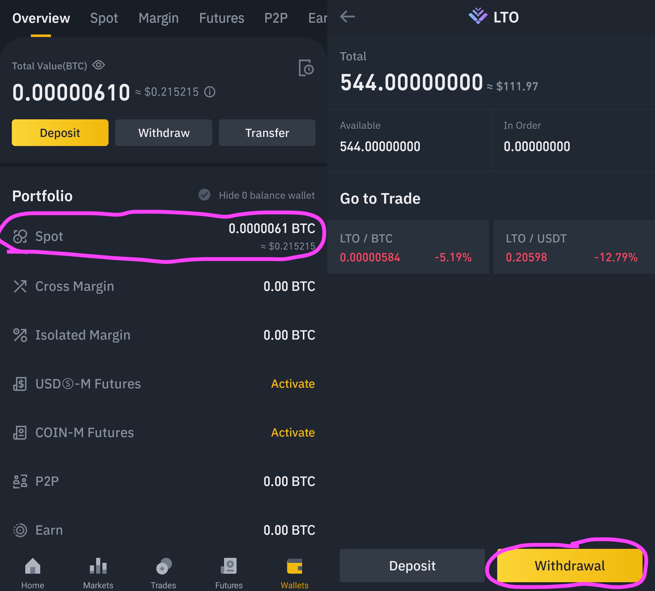 Binance wallet